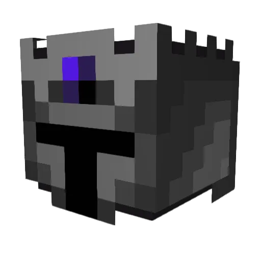 LordIceless Minecraft avatar head, 3D render