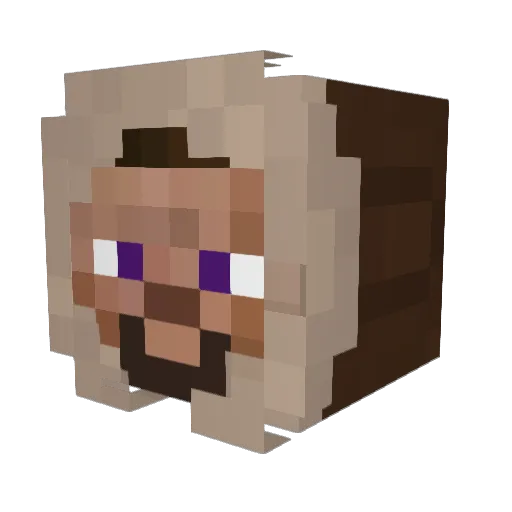 LordIsMyShepard Minecraft avatar head, 3D render