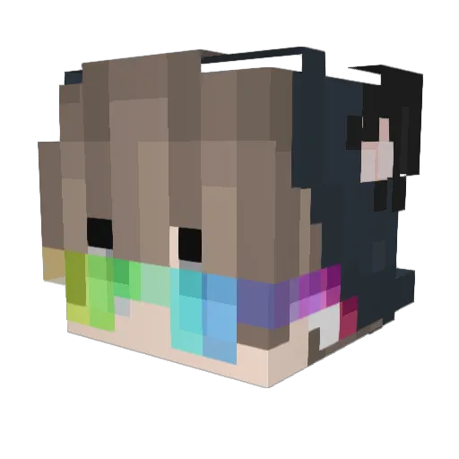 LordJebe Minecraft avatar head, 3D render