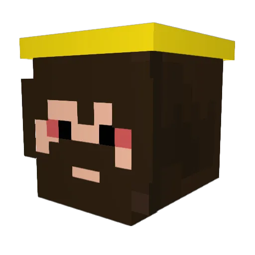 LordJesus_Christ Minecraft avatar head, 3D render