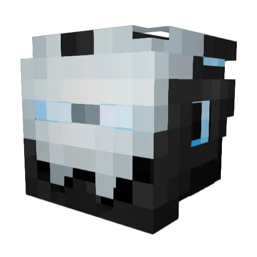 LordKael9 Minecraft avatar head, 3D render