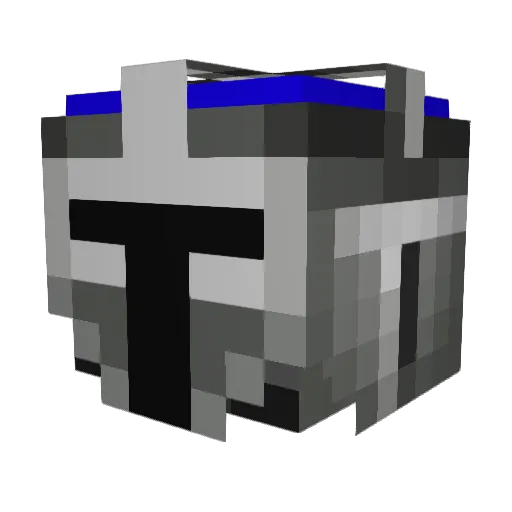 LordKharn Minecraft avatar head, 3D render
