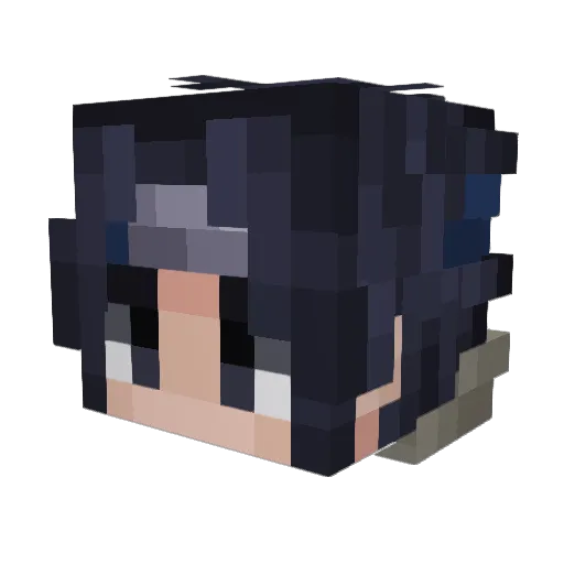 LordKira Minecraft avatar head, 3D render