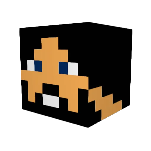 LordKorvo Minecraft avatar head, 3D render