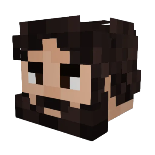 LordMannimarco Minecraft avatar head, 3D render