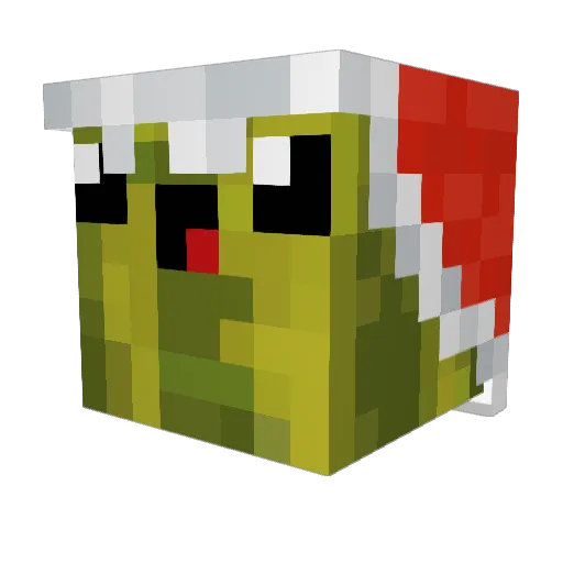 LordMare Minecraft avatar head, 3D render
