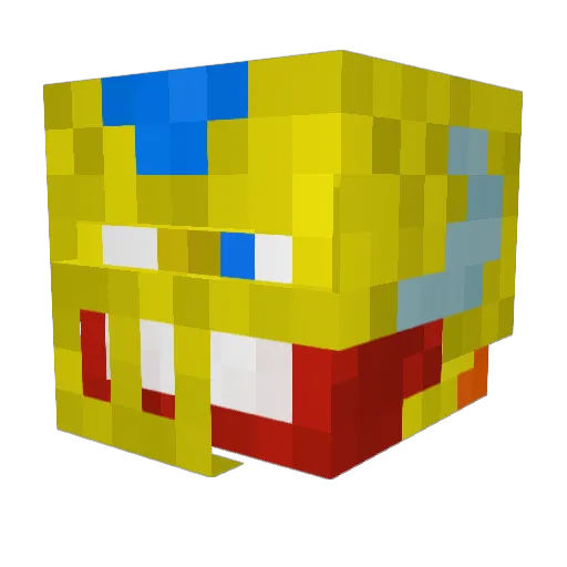 LordMegatron214 Minecraft avatar head, 3D render