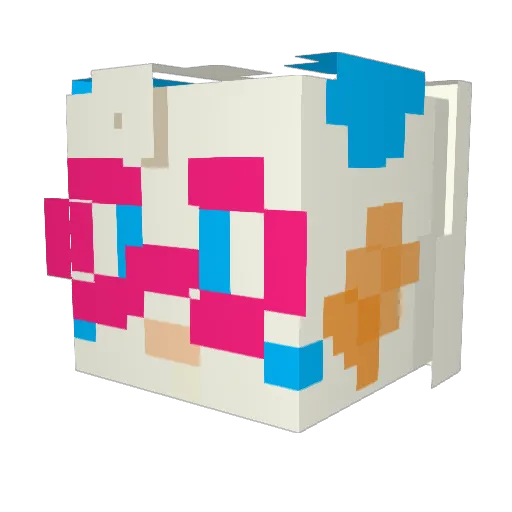 LordMetta1711 Minecraft avatar head, 3D render
