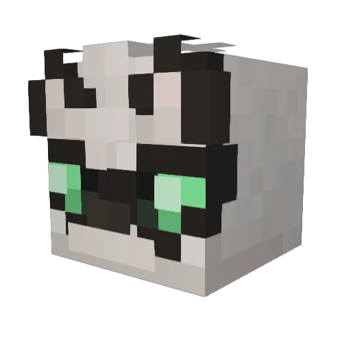 LordMilanor Minecraft avatar head, 3D render
