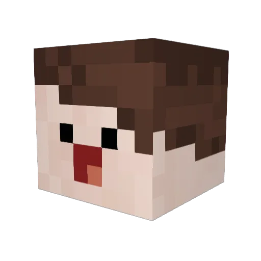 LordMooni Minecraft avatar head, 3D render