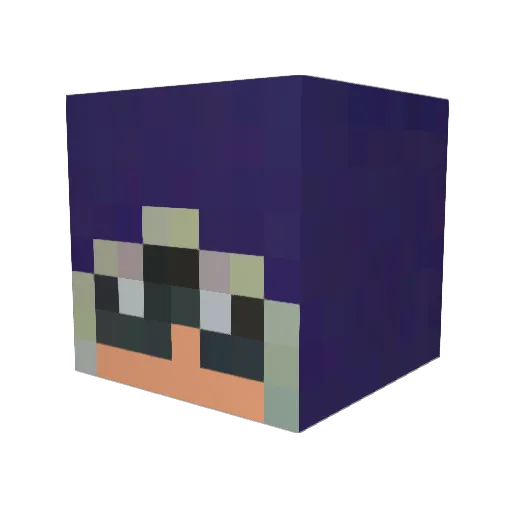 LordMosaft Minecraft avatar head, 3D render