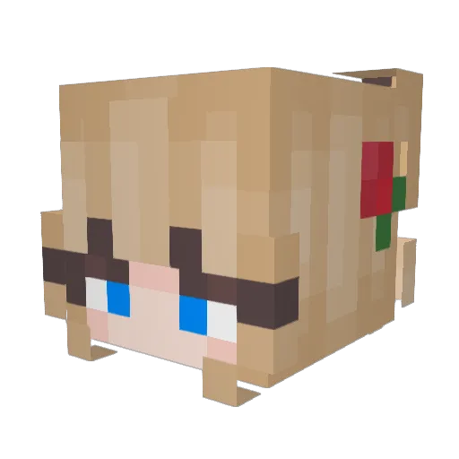 LordMroku Minecraft avatar head, 3D render