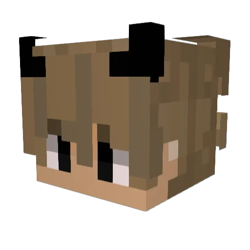 LordNicu Minecraft avatar head, 3D render