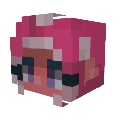 LordOfAllSocks Minecraft avatar head, 3D render
