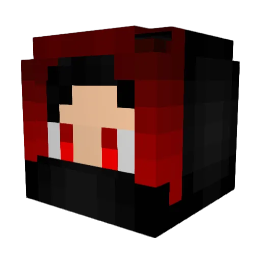 LordOfBlox Minecraft avatar head, 3D render