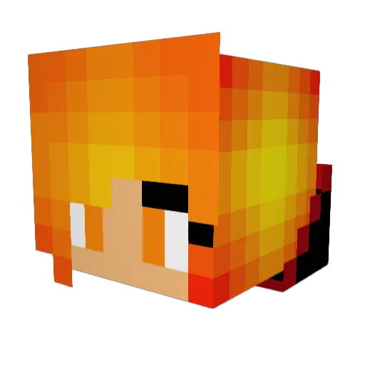 LordOfCihan Minecraft avatar head, 3D render