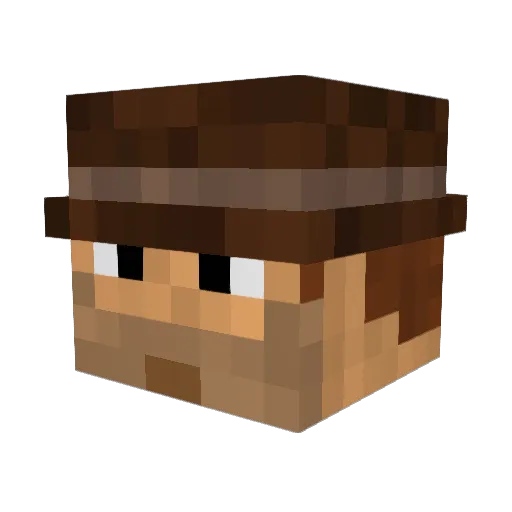 LordOfDaPings Minecraft avatar head, 3D render