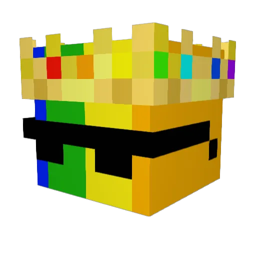 LordOfHappy6 Minecraft avatar head, 3D render