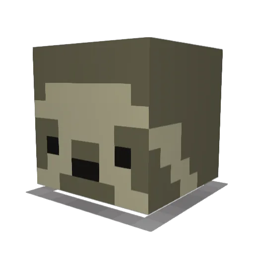 LordOfMarzipan Minecraft avatar head, 3D render