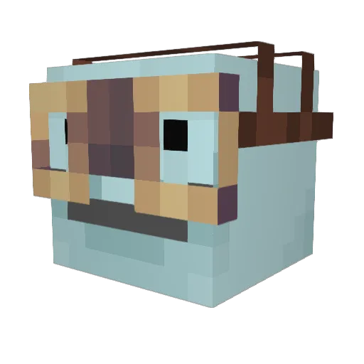 LordOfMorlord Minecraft avatar head, 3D render