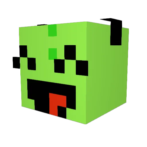 LordOfStraws Minecraft avatar head, 3D render