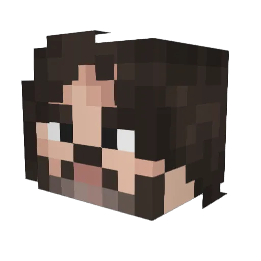LordOfTheLegos Minecraft avatar head, 3D render