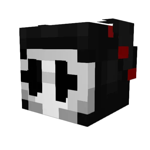 LordOrion Minecraft avatar head, 3D render