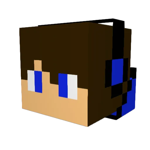 LordPacio Minecraft avatar head, 3D render