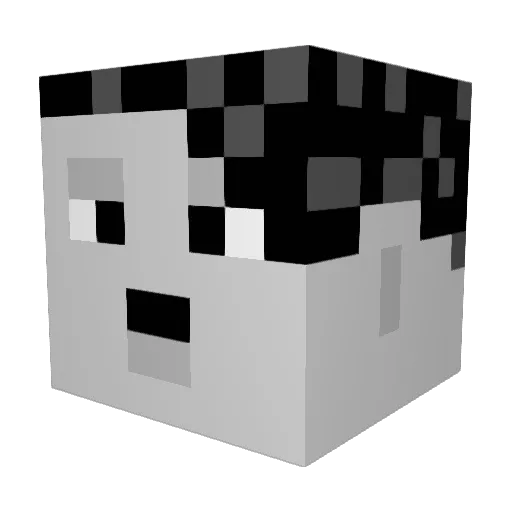 LordPalPatine01 Minecraft avatar head, 3D render
