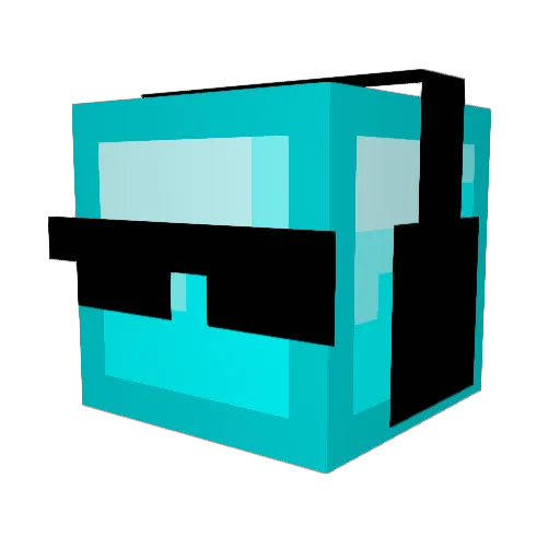 LordPaldado Minecraft avatar head, 3D render
