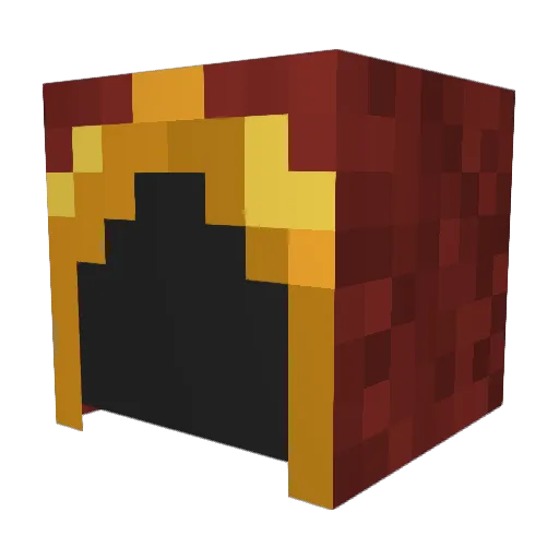 LordPants7 Minecraft avatar head, 3D render
