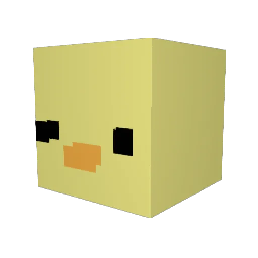 LordPeepington Minecraft avatar head, 3D render