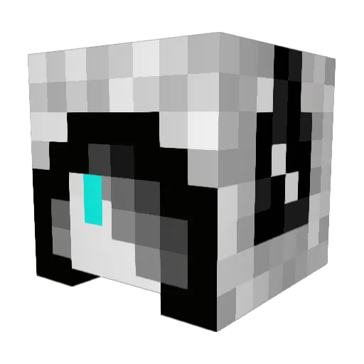 LordPhantom364 Minecraft avatar head, 3D render