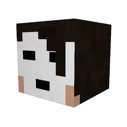 LordPiefi Minecraft avatar head, 3D render
