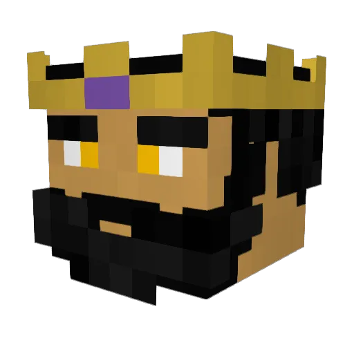 LordPoompaDoompa Minecraft avatar head, 3D render