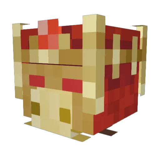 LordPorky Minecraft avatar head, 3D render