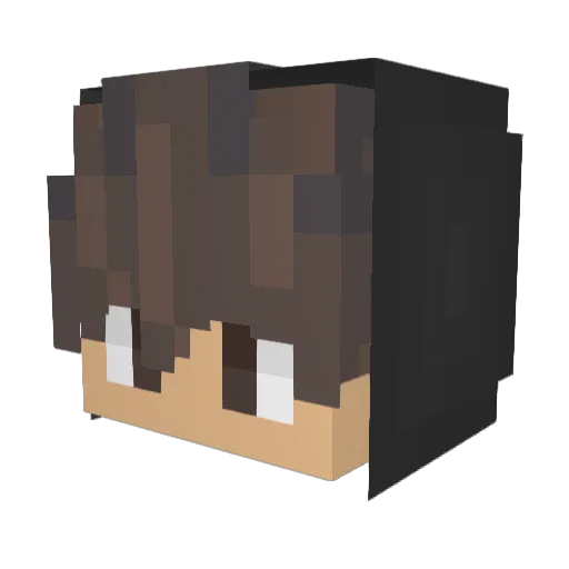 LordPxl Minecraft avatar head, 3D render