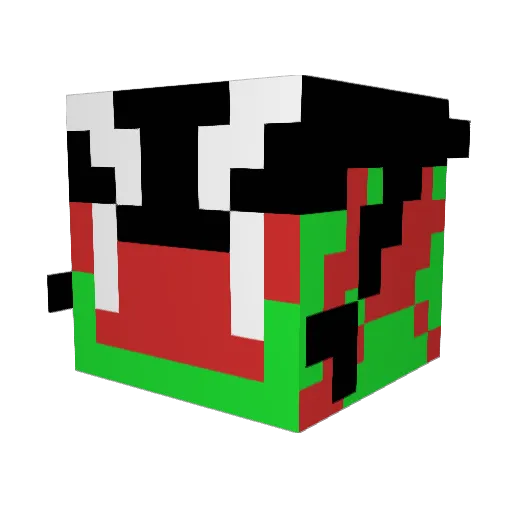 LordPython777 Minecraft avatar head, 3D render