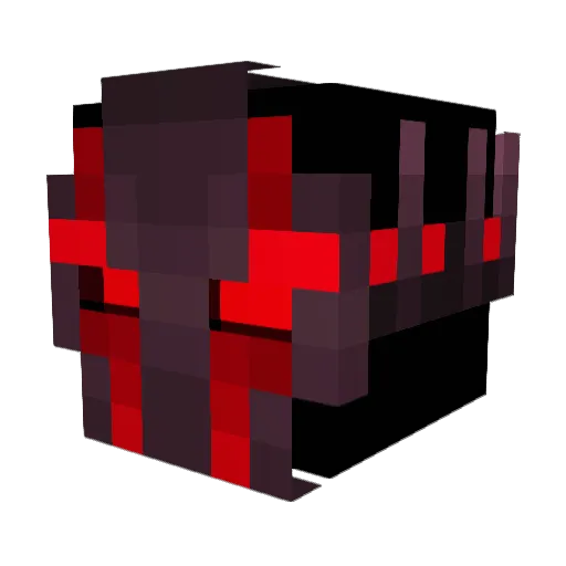 LordQuintus Minecraft avatar head, 3D render