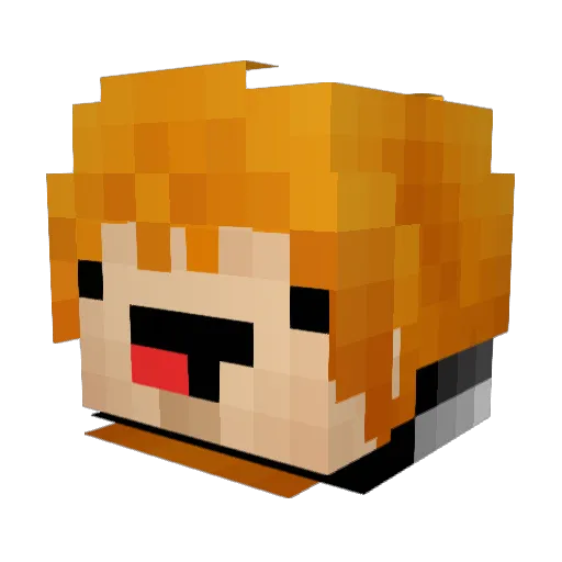 LordRavenz Minecraft avatar head, 3D render