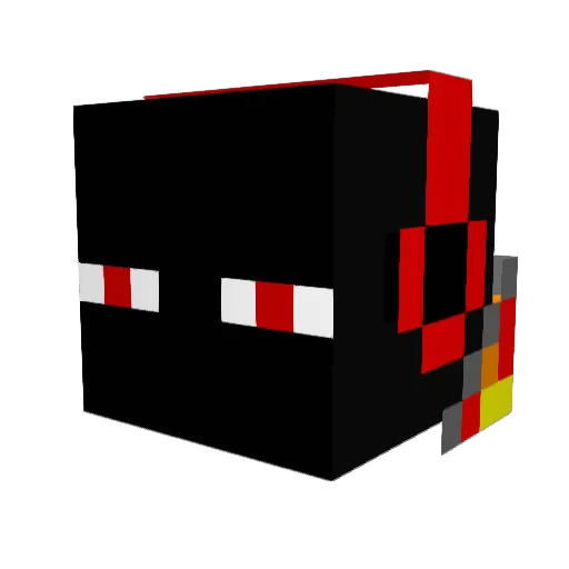 LordRebelX Minecraft avatar head, 3D render