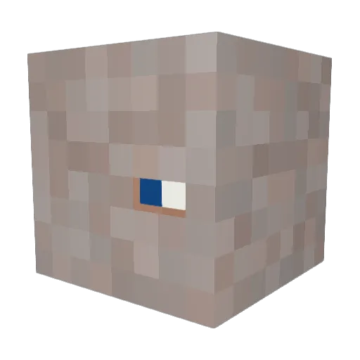 LordRehm Minecraft avatar head, 3D render