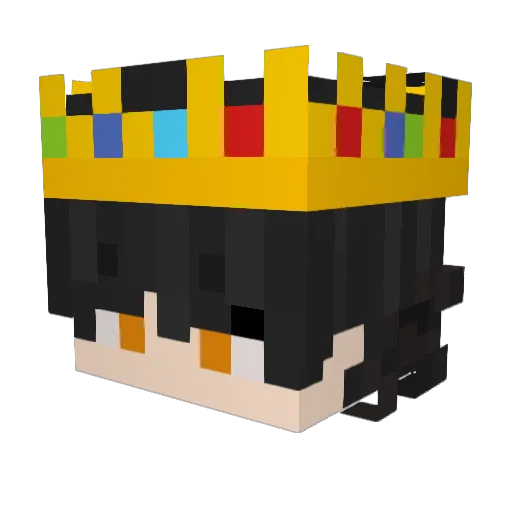 LordRendra Minecraft avatar head, 3D render