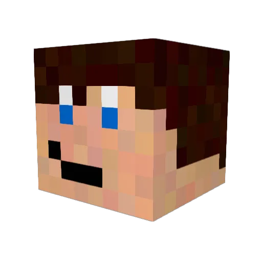LordSassafrass Minecraft avatar head, 3D render