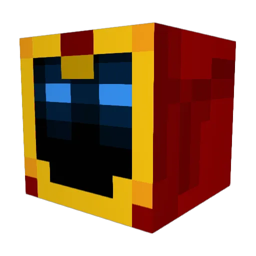 LordScarcraft Minecraft avatar head, 3D render