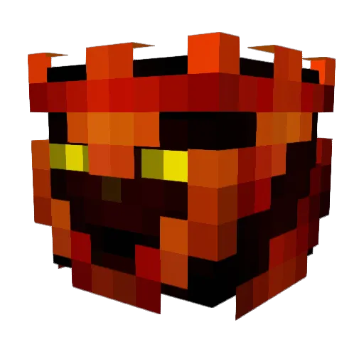 LordSchaf09 Minecraft avatar head, 3D render