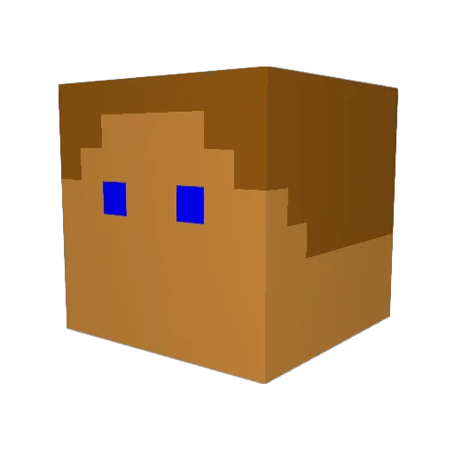 LordScorpion02 Minecraft avatar head, 3D render