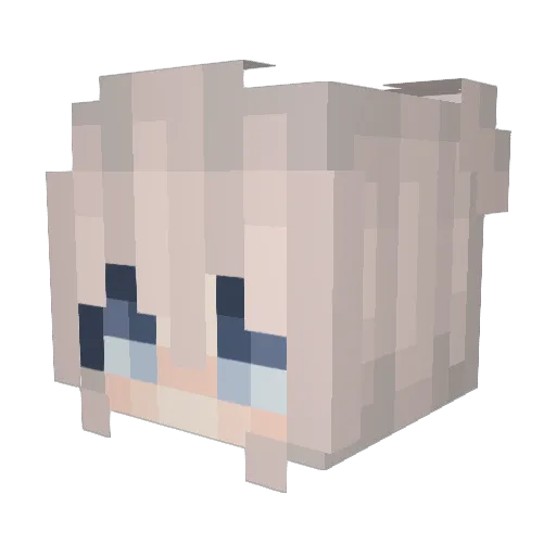 LordShadowe Minecraft avatar head, 3D render
