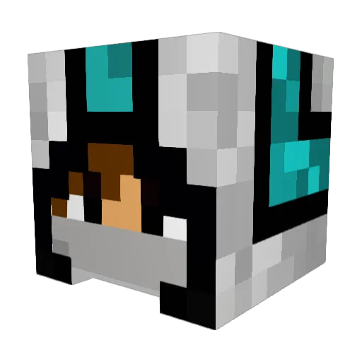 LordShredderXX Minecraft avatar head, 3D render