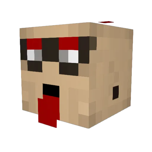 LordSigma669 Minecraft avatar head, 3D render